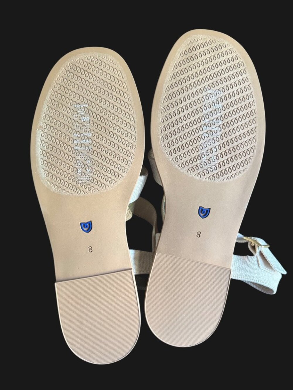 size 8 new Womens Rothy's cream fisherman sandals in "coconut" strappy buckle an - Picture 10 of 11